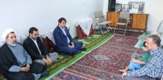 دیدار استاندار یزد با خانواده شهیدان پاکنژاد