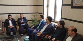 فرماندار بافق در دیدار با رییس دادگستری شهرستان