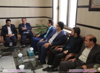 فرماندار بافق در دیدار با رییس دادگستری شهرستان