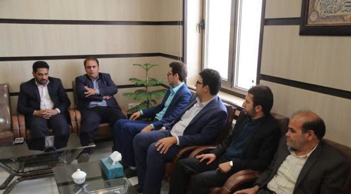 فرماندار بافق در دیدار با رییس دادگستری شهرستان